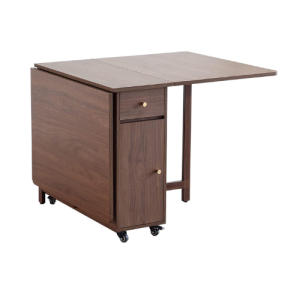 Extendable Drop-Leaf Foldable Dining Table