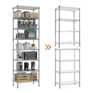 MZG 8-Tier Metal Wire Shelving Unit