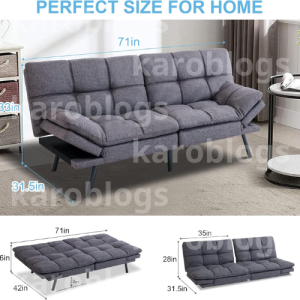 MUUEGM Futon Sofa Bed